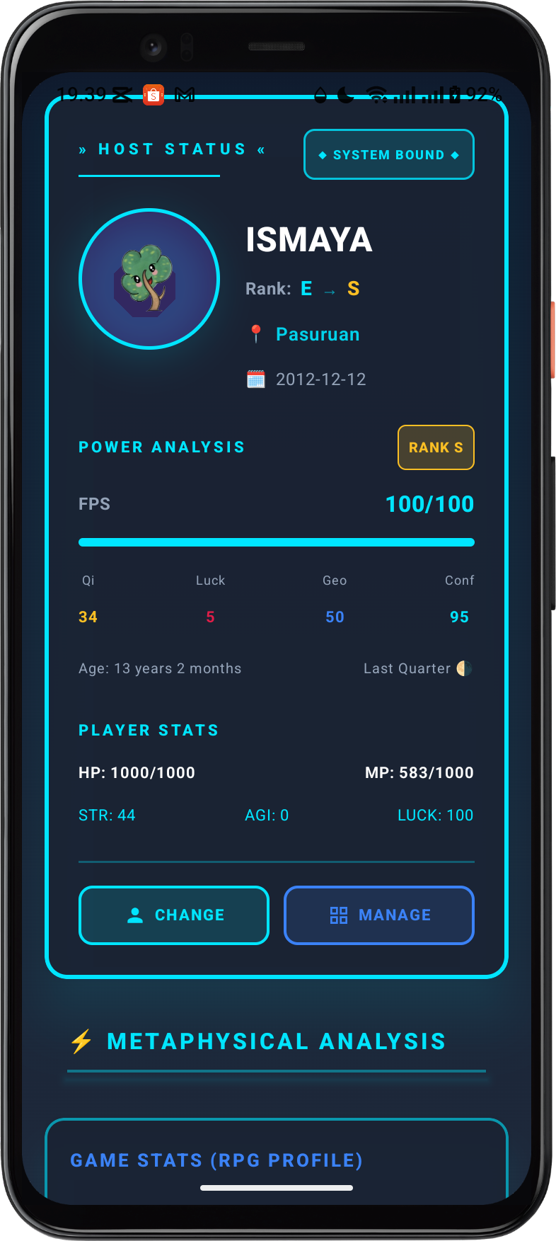 ISMAYA Dashboard